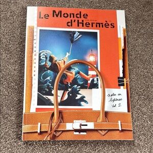 Hermes Tan Art Print Le Monde d'Hermès